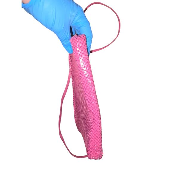 Whiting and Davis International Vintage Pink Purse - Picture 5 of 8